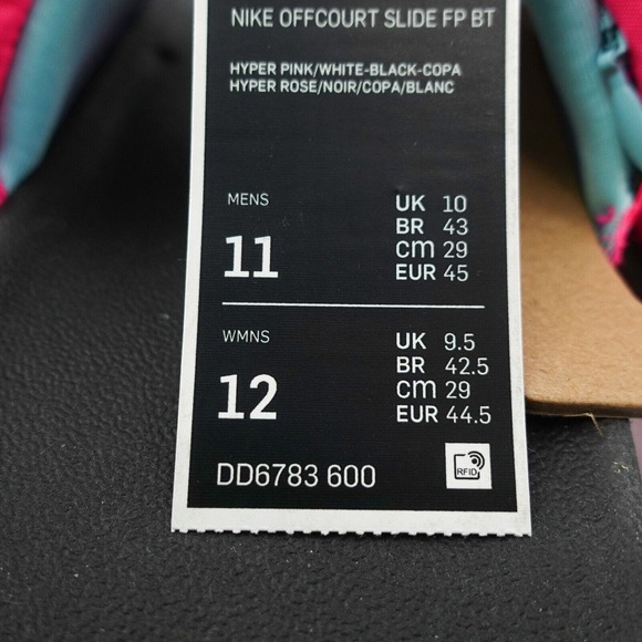 Nike BeTrue Offcourt Slide Pink Black Pride LGBTQ Slides Dd6783-600 Mens Size 11